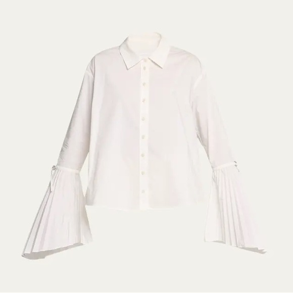 Jonathan Simkhai Tops - Simkhai JORDY LONG SLEEVE SHIRT